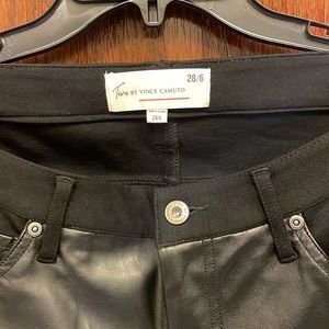 Unique pleather pants